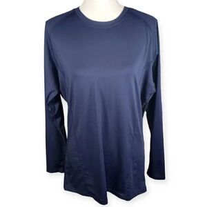 ATHLIO NAVY BLUE SPORTS TOP SZ.XL EUC